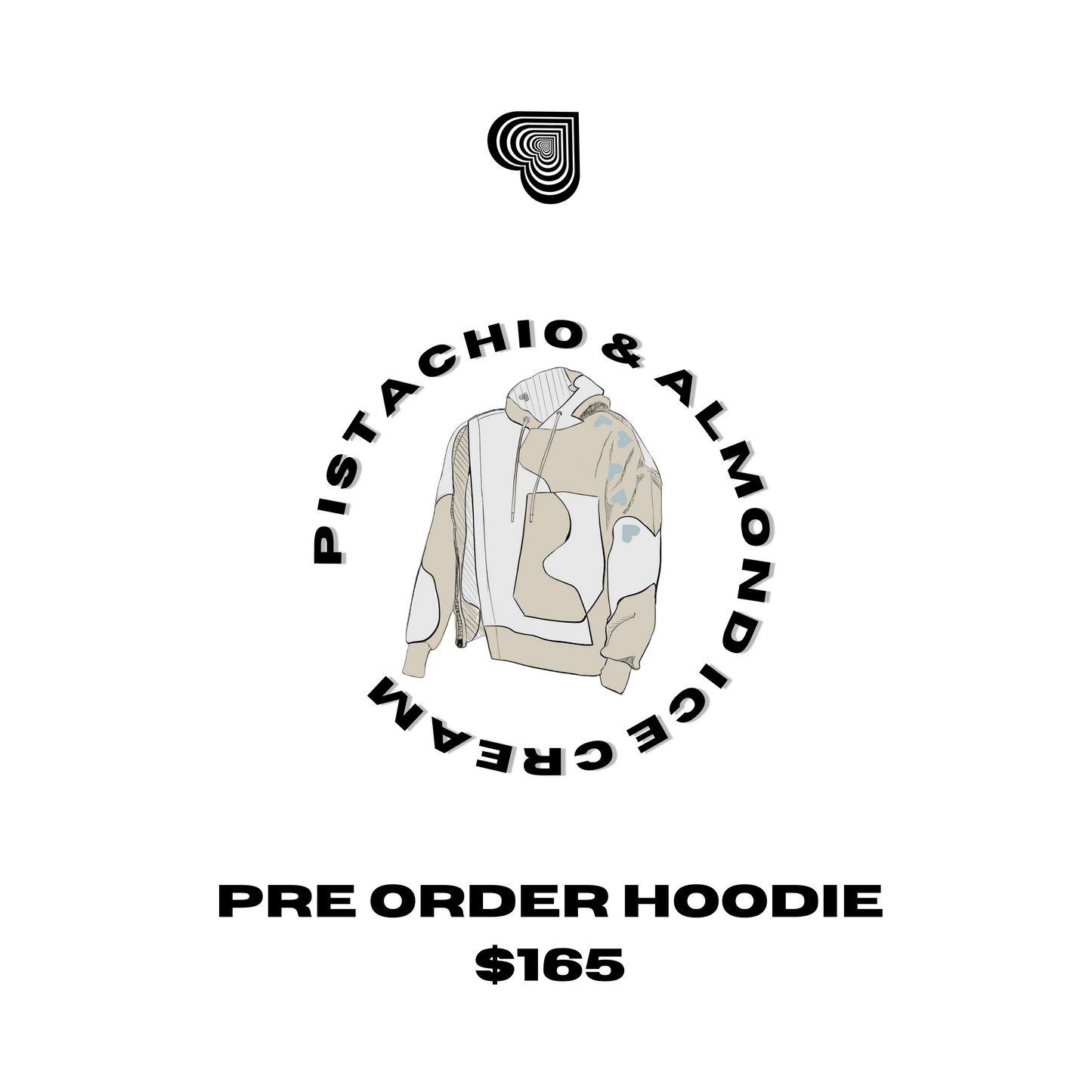 "Pistachio and Almond Ice Cream" Hoodie