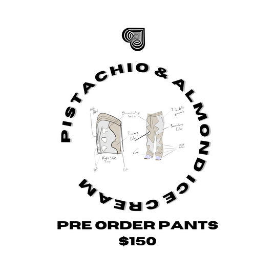 "Pistachio and Almond Ice Cream" 2 Tone Pants