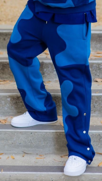 "Himalayan Blue" Flair Pants